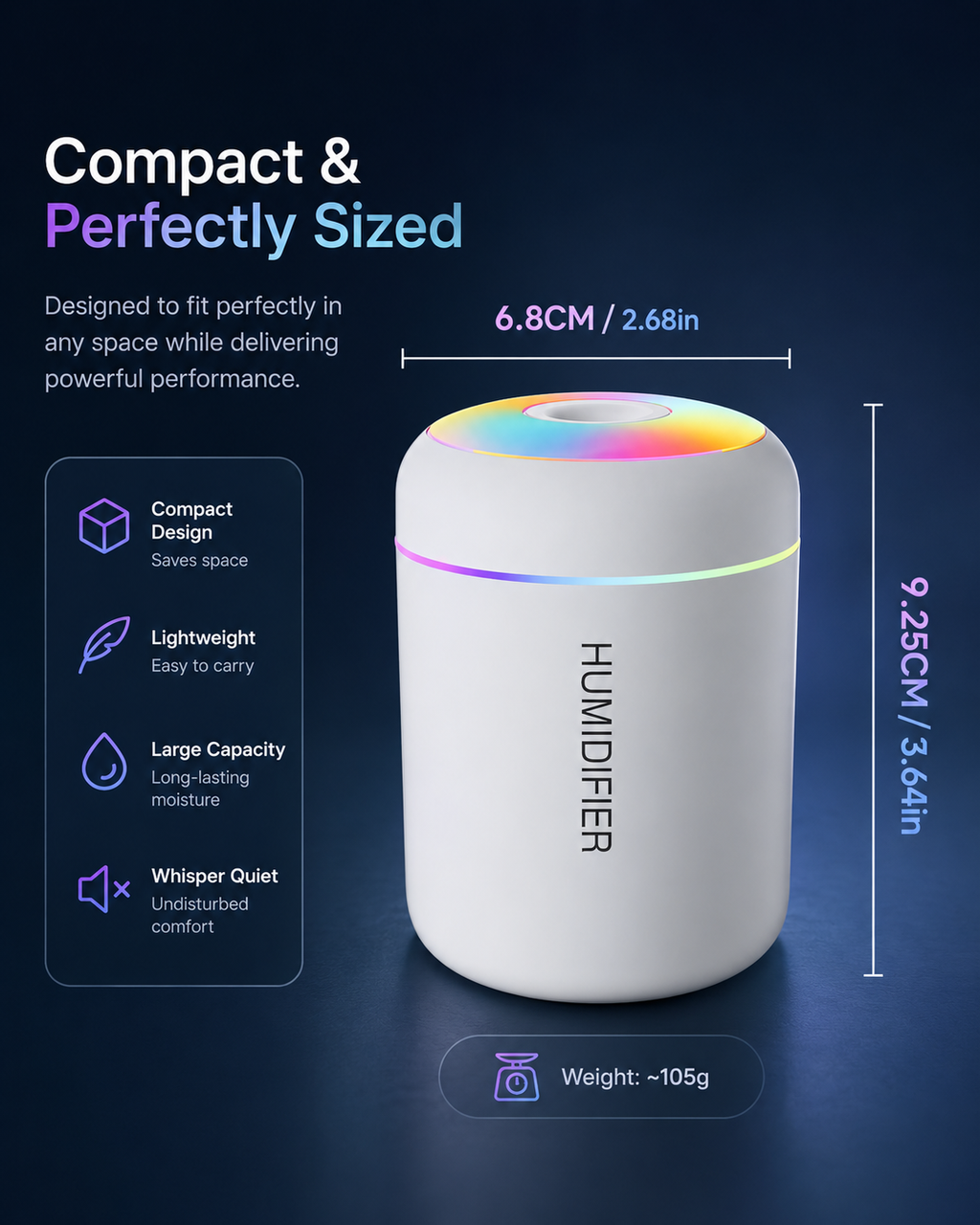 AuraMist Mini Humidifier