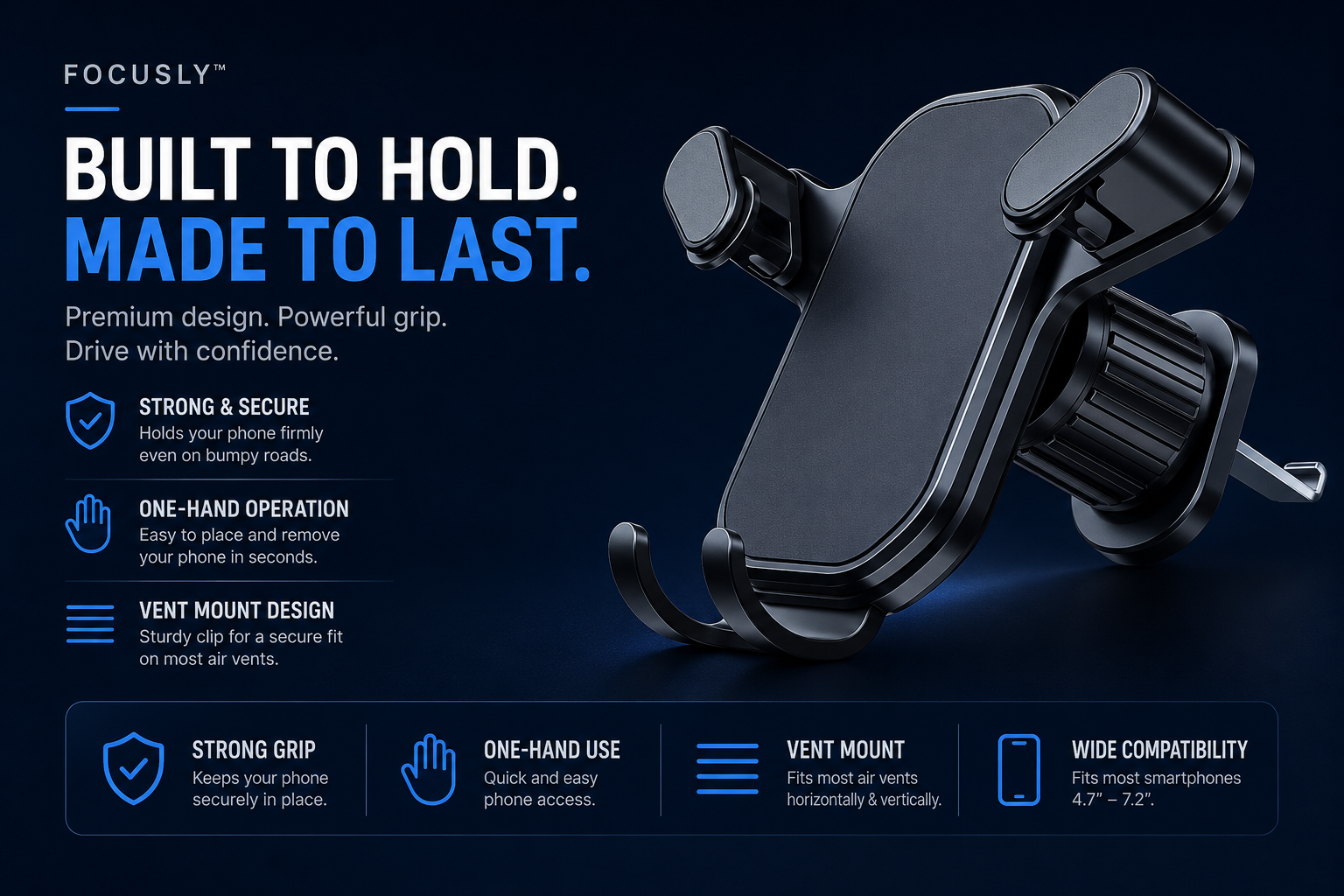 GripDrive Pro Phone Mount